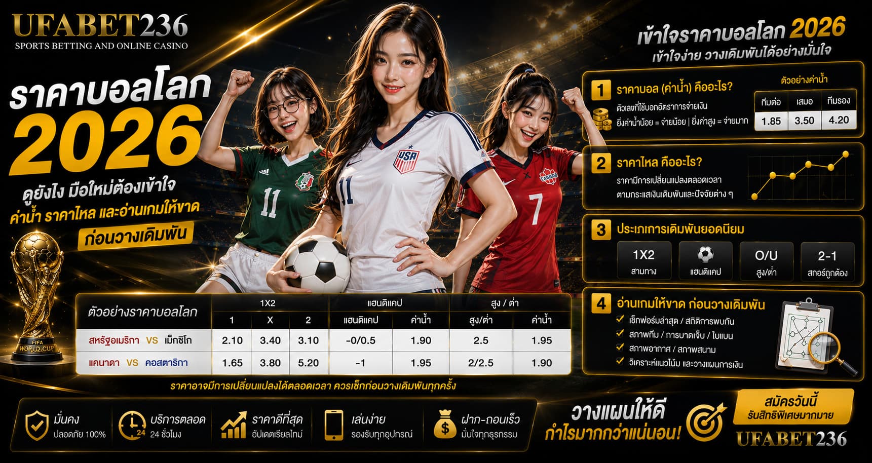 ราคาบอลโลก 2026 ดูยังไง